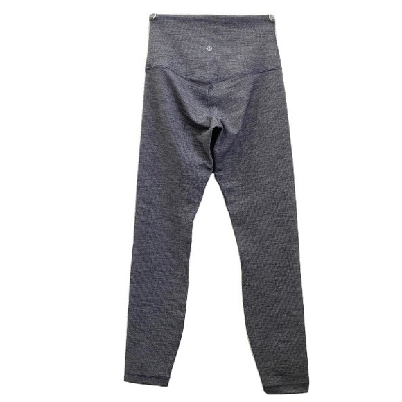 LULULEMON Athletica Align Pant II 25” Mini Heathered Herringbone Black/White - Picture 6 of 14